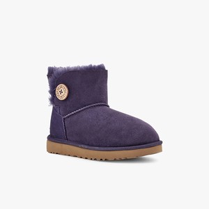 Ugg Mini Bailey Button II Klassiska Stövlar Dam Lila (042659BNC)